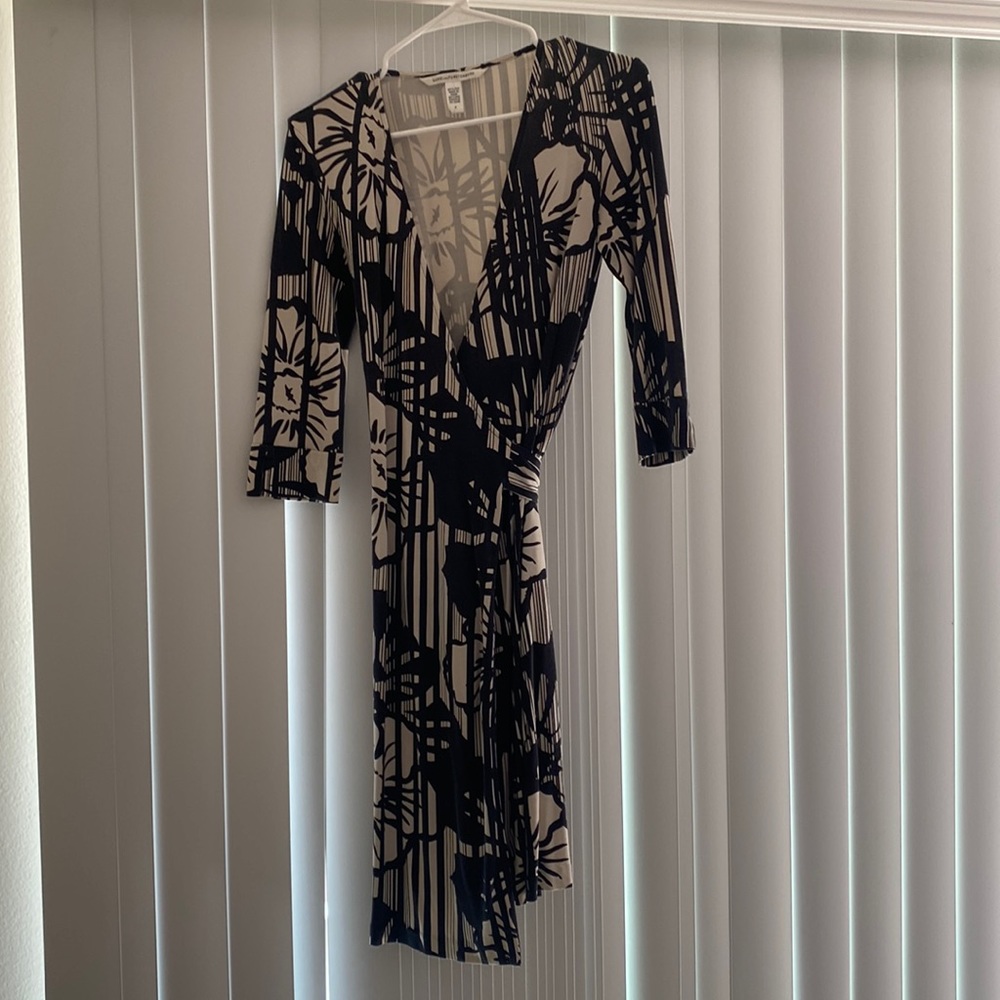 Diane von furstenburg wrap office dress